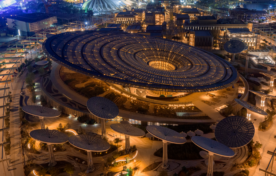 Terra at night - Expo 2020 Dubai